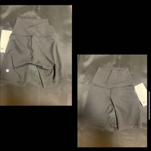 Lululemon BLACK Biker Shorts 8”